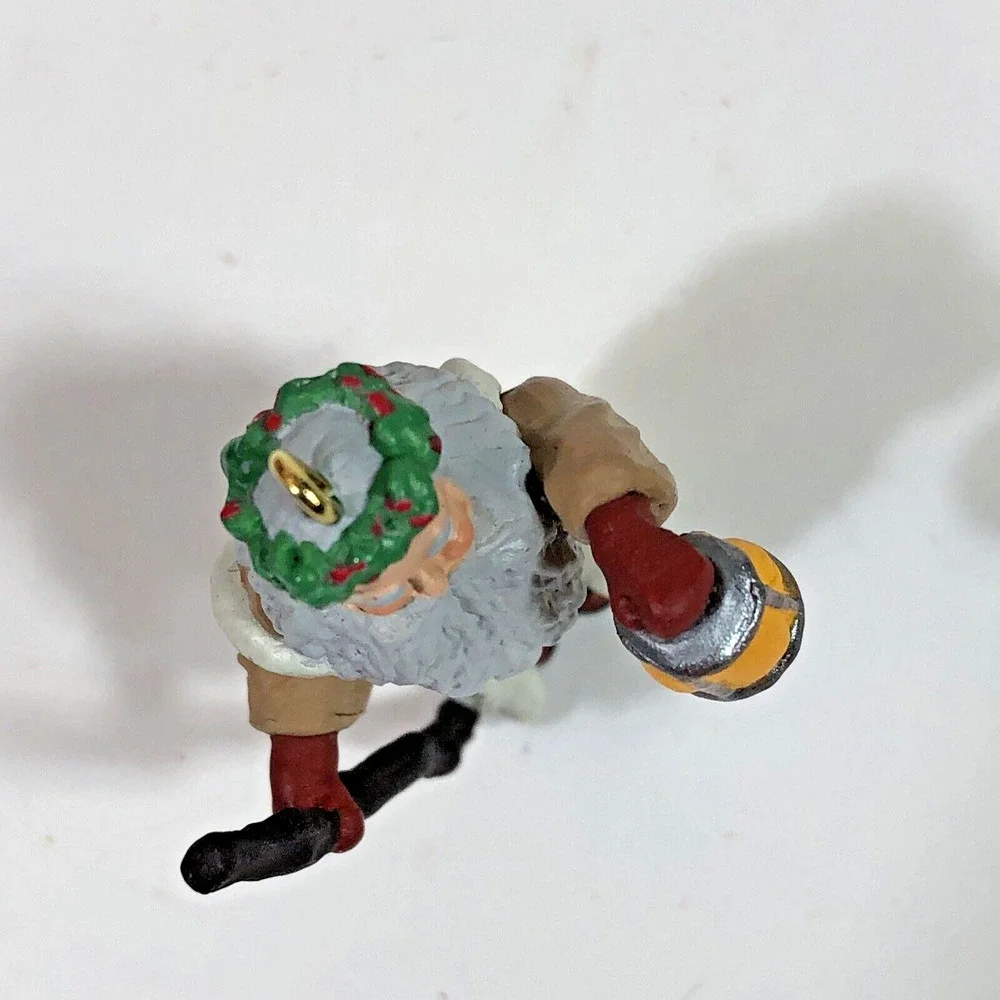 Vintage Hallmark Keepsake Ornament - Centuries of Santa 1996 Miniature in Box